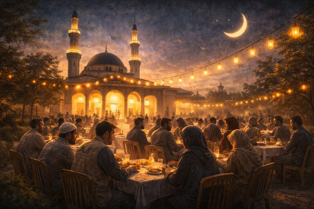 Zu Gast beim Iftar in Stolberg
