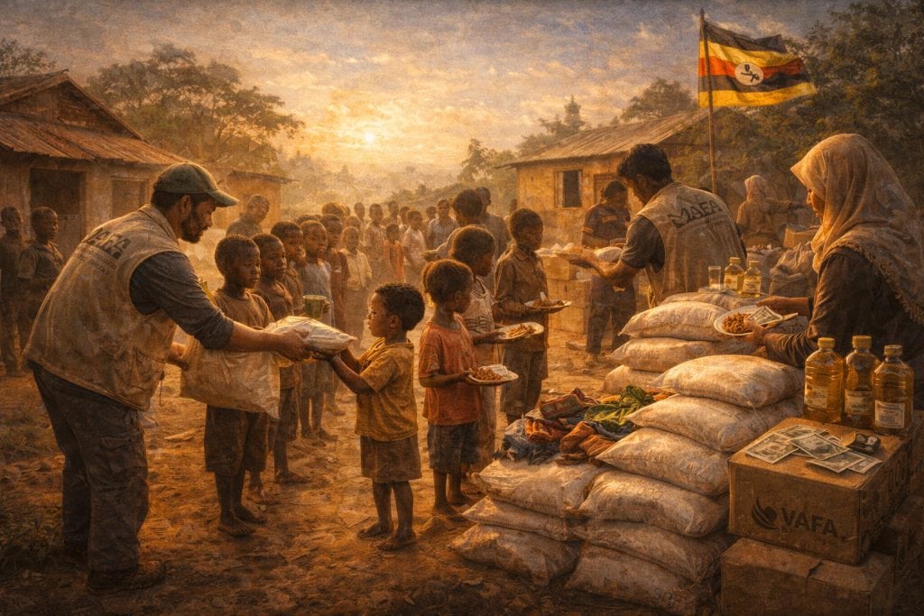 Über 1.000 Menschen in Uganda versorgt
