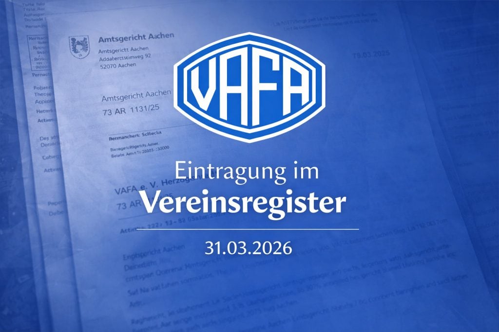 VAFA ist jetzt offiziell neu aufgestellt